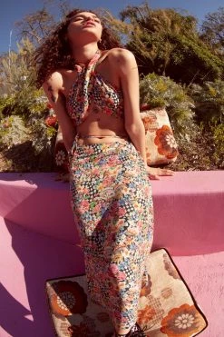 Ready-to-Wear Deidre Halter Scarf Top