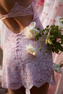 Victorias Secret Creamsicle Lace Slip Dress 12 Victorias Secret Creamsicle Lace Slip Dress