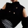 Knitz Keke Cut-Out Turtleneck Shop