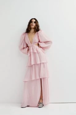 Ready-to-Wear Chantal Long Sleeve Maxi Dress