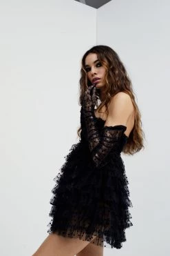 Ready-to-Wear Shop Jourdan Off The Shoulder Mini Dress