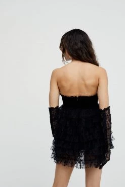 Ready-to-Wear Shop Jourdan Off The Shoulder Mini Dress