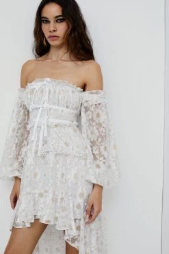 Ready-to-Wear Little White Dresses Lupita Hi-Low Dress