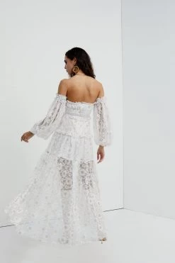 Ready-to-Wear Little White Dresses Lupita Hi-Low Dress