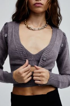 Knitz Joan Cropped Cardigan Shop