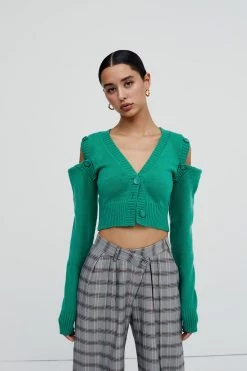 Knitz Joan Cropped Cardigan Shop