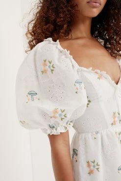 Ready-to-Wear Yolanda Puff Sleeve Mini Dress