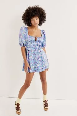 Ready-to-Wear Charlene Puff Sleeve Mini Dress Shop