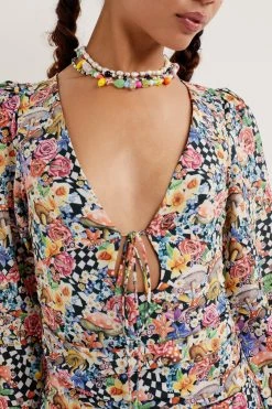 Ready-to-Wear June Bell Sleeve Mini Dress