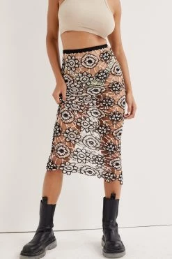 Knitz Sofia Midi Skirt