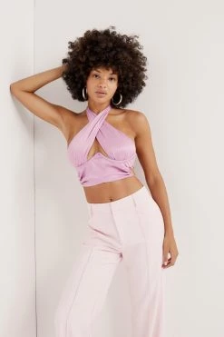 Ready-to-Wear Rana Cross Front Crop Top Shop