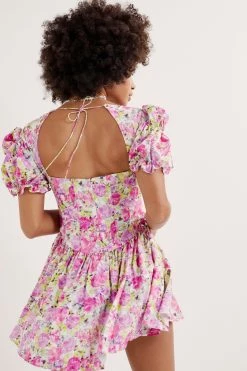 Ready-to-Wear Paulina Puff Sleeve Mini Dress Wedding Shop