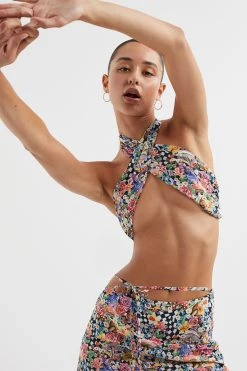 Ready-to-Wear Deidre Halter Scarf Top