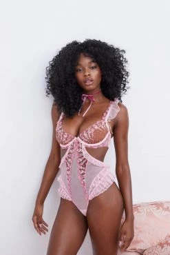 Victorias Secret Fan Floral Teddy