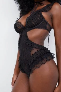 Victorias Secret Shop Delicate Lace Teddy
