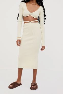 Knitz Mona Midi Skirt New