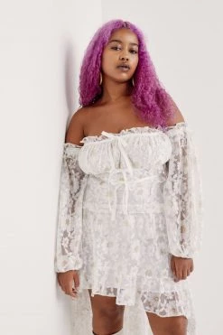 Ready-to-Wear Little White Dresses Lupita Hi-Low Dress