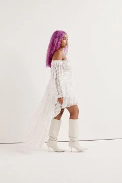 Ready-to-Wear Little White Dresses Lupita Hi-Low Dress