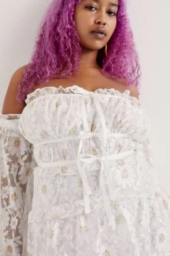 Ready-to-Wear Little White Dresses Lupita Hi-Low Dress