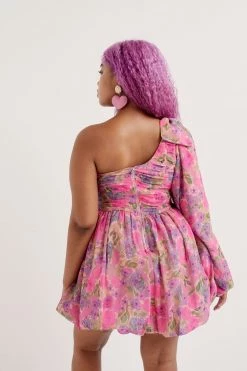 Ready-to-Wear Shop Annie One Shoulder Mini Dress