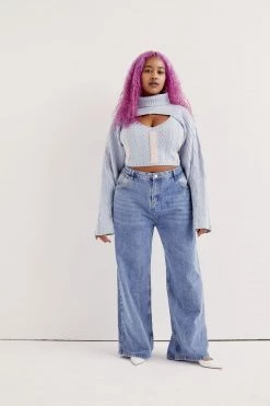 Knitz Paige Layered Turtleneck Sweater Shop