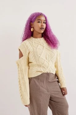 Knitz Andie Cut-Out Sweater Shop