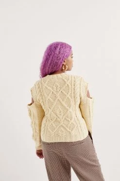 Knitz Andie Cut-Out Sweater Shop