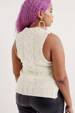 Knitz Shop Keke Cable Knit Tank