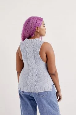 Knitz Keke Cable Knit Tank Shop