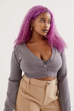 Knitz Joan Cropped Cardigan Shop