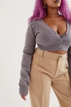 Knitz Joan Cropped Cardigan Shop