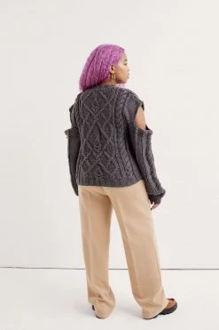 Knitz Andie Cut-Out Sweater Shop
