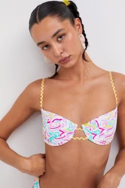 Swim Noah Underwire Bikini Top New