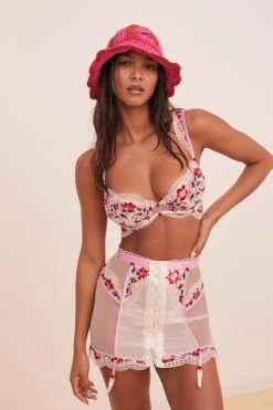 Victorias Secret Shop Festival Rose Skirt