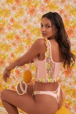 Victorias Secret Shop Daisy Jane Embroidery Bustier