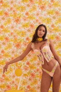 Victorias Secret Shop Daisy Jane Embroidery Bustier