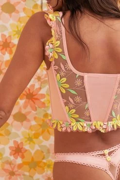 Victorias Secret Shop Daisy Jane Embroidery Bustier