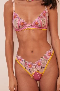 Victorias Secret Shop Plumeria Bouquet Bra