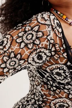 Knitz Kaya Long Sleeve Mini Dress