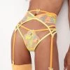 Victorias Secret New Waterlily Embroidery Garter Belt