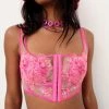 Victorias Secret New Hibiscus Embroidery Bustier 2 Victorias Secret New Hibiscus Embroidery Bustier