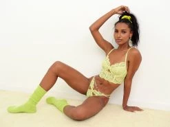 Victorias Secret Creamsicle Lace Bra