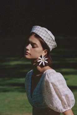 Cheap For Love & Lemons Store 6 Ruth Projects Daisy Tweed Sailor Hat