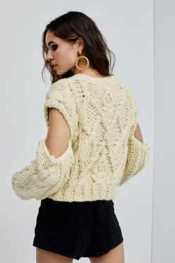Knitz Andie Cut-Out Sweater Shop