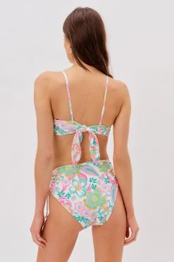 Swim Capri Floral High Waist Bottom Shop