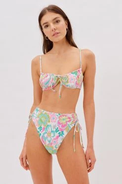 Swim Capri Floral High Waist Bottom Shop