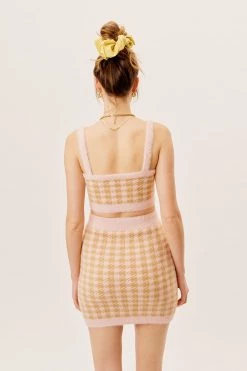 Knitz Shop Cher Crop Tank Sweater