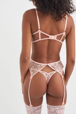 Victorias Secret Delicate Floral Foil Bra