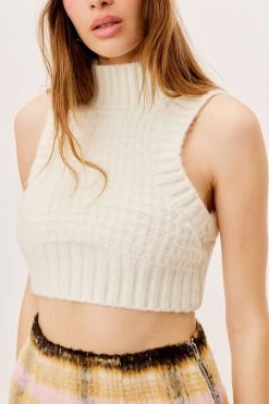 Knitz Dominique Crop Tank Sweater