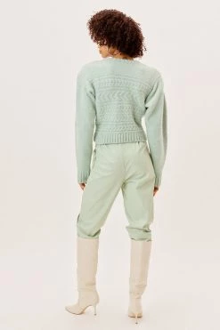 Knitz Shop Dominique Shoulder Pad Sweater